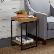 Better Homes Gardens Juno Natural Wood End Table With Shelf Walmart Com In 2020 End Tables With Drawers Wood End Tables Table Decor Living Room