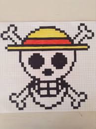 Pixel art à imprimer coloriage pixel dessin pixel facile dessin tatoo dessin noel dessin animé grille de dessin pixel art licorne dessin petit carreau. La Tete De Mort Dans On Peace En Pixel Pixel Art Anime Grille Pixel Art Dessin Petit Carreau