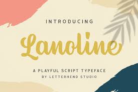 They are organized into highly regular formal types similar to cursive writing and looser, more casual scripts. Lanoline A Playful Script 367366 Script Font Bundles