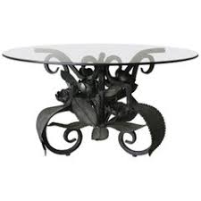 Coffee table cocktail faux marble contemporary elegant glam living room black. Glass And Wrought Iron Coffee Table 85 For Sale On 1stdibs
