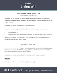 May 01, 2011 · see also: Free Living Will Create Download And Print Lawdepot Us