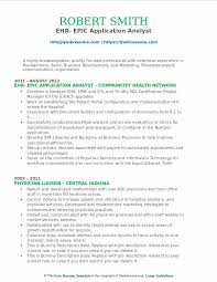 application analyst resume samples