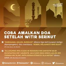 Shalat tahajud biasanya identik dengan istilah shalat malam atau qiyamul lail.bedanya adalah qiyamul lail bisa kita lakukan sebelum atau sesudah tertidur, sedangkan istilah shalat tahajud hanya merujuk pada salat malam yang dilakukan sesudah bangun tidur.hal ini bisa kita pahami karena secara kebahasaan, tahajud diambil dari kata hujud yang berarti tidur, sehingga tahajjud berarti. Doa Setelah Sholat Rumaysho