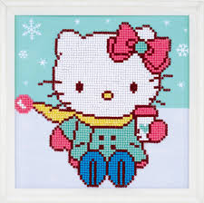 Diamond Painting By Vervaco Hello Kitty In The Snow