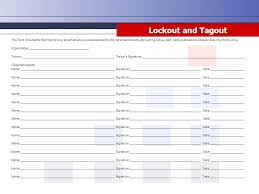 .procedures (aka lockout procedures) then you know it can be a pretty taxing activity, especially if you're starting from scratch or are new to the process. Lock Out Tag Out Form Torku