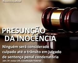 Conselho Nacional de Justiça (CNJ) - Ninguém é culpado até que se prove o  contrário. O princípio da presunção da inocência (ou princípio da  não-culpabilidade, segundo parte da doutrina jurídica) é um