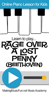 Learn To Play Rage Over A Lost Penny By Ludwig Van Beethoven With This Makingmusicfun Net Music A Online Piano Lessons Piano Lessons Homeschool Music Lessons