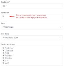 This article contains a brief overview of the vat, known as sst in malaysia. How To Set Sales Service Tax Sst Unicart Support Center