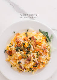 Pumpkin Risotto With Pancetta And Sage Pumpkin Risotto Risotto Recipes Risotto