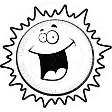 Free Sun Clipart Black And White Pictures Clipartix Clipart Black And White Clip Art Coloring Books