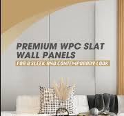 Amazon.com: OUZUGIE WPC Acoustic Slat Wall Paneling, 8-Pack 96 x 6 Inches  3D Wall Panels for Interior Wall Decor,Living Room,TV Background,Study ...