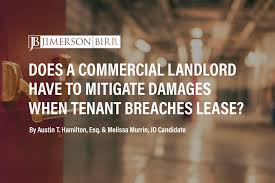 But being asked to pony up the rest of the rent due under your lease is something else entirely. Do Commercial Landlords Have To Mitigate Damages When A Tenant Breaches Lease