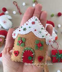 68 Beautiful Christmas Ornaments Hand Craft Diy Felt Crafts Christmas Handmade Christmas Decorations Felt Crafts