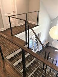 Contemporary Stair Cable Railing Staircase Railing Design Cable Railing Cable Railing Interior