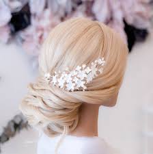 braut haarschmuck handgemachten blumenrebe mit susswasser perlen glasperlen bohobraut haargesteck wedding flower hairdress bridal headpiece in 2020 fashion band
