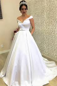 You'll have to decide what color, type of material, and style of strap you'll want for. Satin Ball Gown Wedding Dress With Pockets Off 78 Medpharmres Com