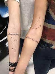 Star Constellation Tattoo Leo And Capricorn Friend Tattoos Horoscope Tattoos Leo Tattoos