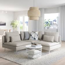 Soderhamn Sectional 3 Seat Corner Viarp Beige Brown Ikea Ikea Sectional Sofa
