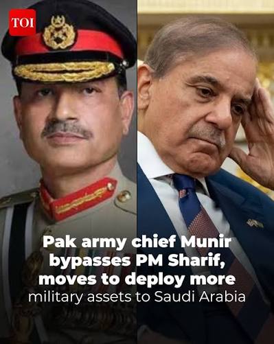 Pakistan defence forces chief #AsimMunir agreed to quickly deploy more  Pakistani troops to Saudi Arabia, despite the Pakistani #Parliament voting  to stay out of the #Houthi conflict 11 years ago.
