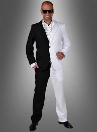 Men in black is a 1997 science fiction film based on the marvel comics series. Best Suit Half Black Half White Kostumpalast De