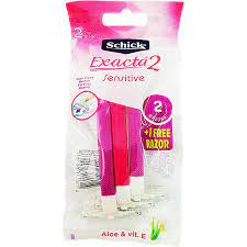 A shave so smooth you can skip a day or two. Buy Schick Exacta2 Women S Disposable Razors 2 S 1 S Online Singapore Ishopchangi