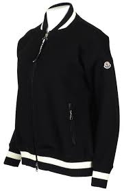Black And White Bomber Jacket Womens New Moncler Ladies Current Black White Logo Jersey Bomber Jacket L Large Jersey Bomber Jacket Bomber Jacket Women Bomber Jacket