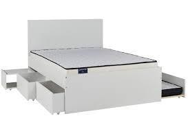 Une sélection approuvée par notre équipe. Lit Avec Rangements 140x190 Cm Rava Pas Cher Lit Adulte But Iziva Com