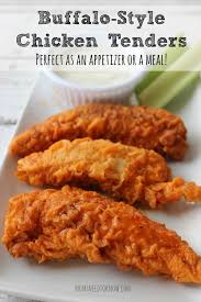 Buffalo Style Chicken Tenders Recipe Moms Need To Know Chicken Tender Recipes Honey Chipotle Chicken Poultry Recipes