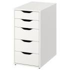 ALEX Drawer unit, white, 14 1/8x27 1/2 