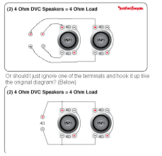 Looking for more dual voice coil speaker wiring similar ideas? Wiring Two Dual Voice Coil Subs To One Amp Ls1tech Camaro And Firebird Forum Discussion