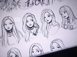 So I Had Been Doodling Different Girl Idols In My Art Style To Practice Stylization Of Different Types Of Types Of Drawing Styles Types Of Art Styles Itslopez