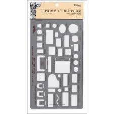 .if you are moving, ,, you can ·plan in advance where movers are to place the furniture. Pickett 111pi 1 4 Scale House Furniture Indicator Inking Template