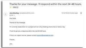 By sample | november 15, 2010. How To Set Boundaries Around Work Email With Your Out Of Office More
