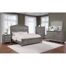 Best Master Furniture 5 Pcs Cal King Bedroom Set In Grey Rustic Wood Walmart Com Bedroom Cal Fur King Bedroom Sets Best Master Furniture Wood Bedroom Sets