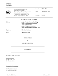 He served on the standing committee on rules for practice and procedure of the u.s. Http Www Icty Org X Cases Vasiljevic Acjug En Val Aj040225e Pdf