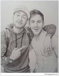 1,878 transparent png illustrations and cipart matching neymar. Lionel Messi Neymar Coloring Pages Lionel Messi Coloring Pages Coloring Pages For Kids And Adults