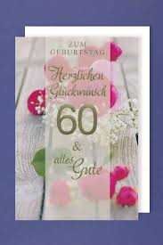 Lassen sie sich etwas besonderes einfallen. 60 Geburtstag Frauen Glitter Karte Grusskarte 3x Klappbar Geschenk 16x11cm