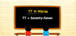 How to Write the Number 77 in Words - Testbook.com