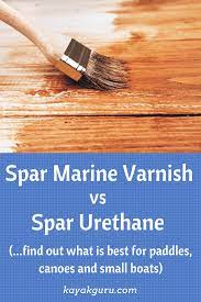 Spar varnish and regular varnish are very similar though they do have some striking differences that can make or break your outdoor wood projects. Spar Marine Varnish Vs Spar Urethane For Paddles Canoes And Boats