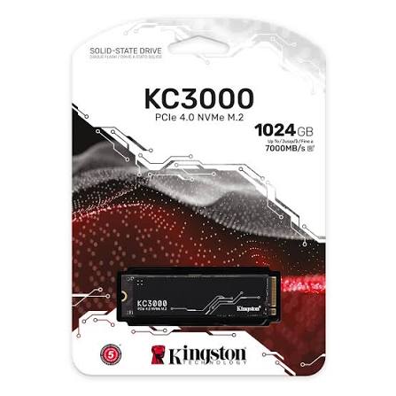 KC3000 PCIe 4.0 NVMe M.2 SSD Performa Tinggi untuk PC Desktop dan Laptop - Kingston Technology
