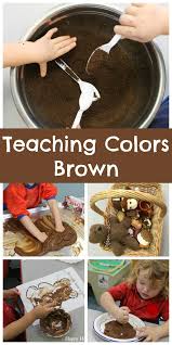 Teaching Colors Brown Happy Home Fairy Teaching Colors Color Activities For Toddlers Color Activities
