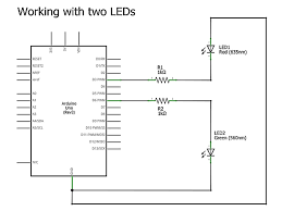 From the above schematic we can able to get the schematic preview of how an arduino boards are designed. Working With Two Leds Arduino Project Hub
