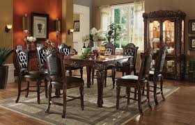 It delivers the perfect blend of durability and stylish design that will completely transform your outdoor festnight 3 piece bar table set counter height dining table with 2 stool acacia wood pub set for breakfast bistro kitchen dining room indoor. Acme 62025 34 7 Pc Astoria Grand Welles Vendome Ii Cherry Finish Wood Counter Height Dining