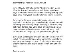 Kalau dia sayang saya kerana allah, then dia pakai, kata shuib kepada astro gempak. Pu Abu Minta Maaf