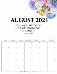 Free printable august 2021 calendar templates. Free Printable August 2021 Calendar 12 Awesome Designs