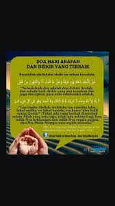 Doa Hari Arafah Dzikir Yang Terbaik