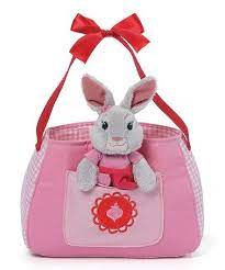 Gund Lily Bobtail Purse Plush Toy Lily Bobtail Plush Toy Huggable Teddy Bear