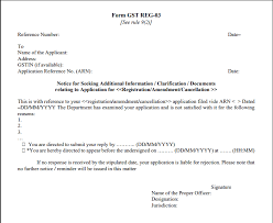 Format letter for requesting reset user id password. Pending For Gst Clarification Application On Gst Portal Learn By Quicko