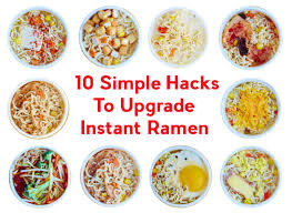 That's how to make ramen more filling. 10 Quick Hacks To Upgrade Instant Ramen Kitchn