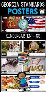 This Pack Is A Set Of 40 Photo Wall Posters Set With The Social Studies Standards For The Kindergarten Social Studies Social Studies Third Grade Social Studies